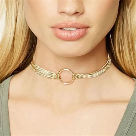 gucci snake choker|Choker necklace with geometric studs .